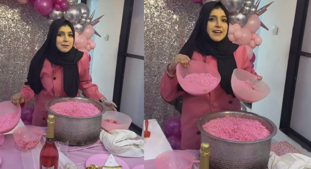 Barbie-inspired biryani.