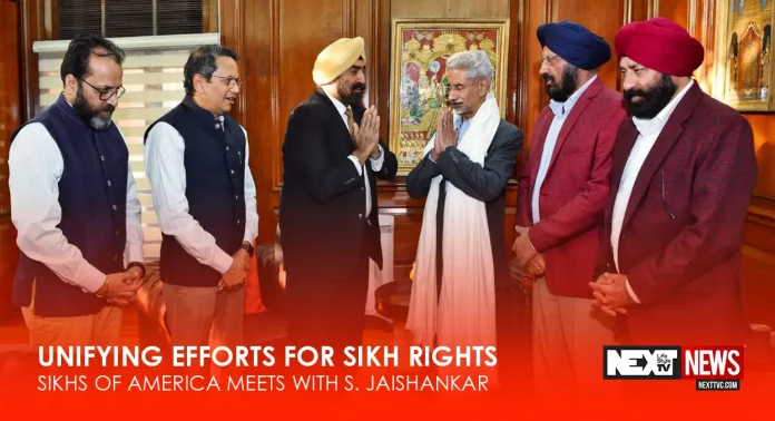 Unifying Efforts for Sikh Rights: Sikhs of America Meets with S. Jaishankar