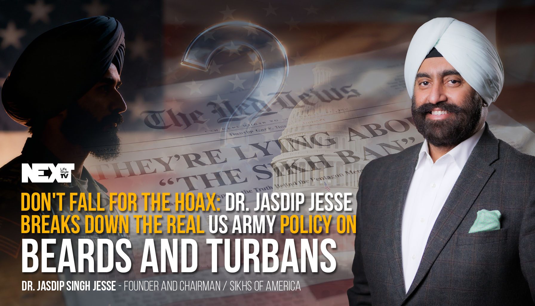 They're Lying to You About the "Sikh Ban": Dr. Jasdip Jesse Exposes the Truth